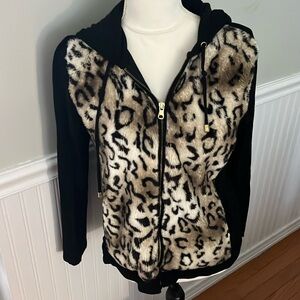 Chico’s Zenergy Knit Collection Faux-front Jacket Size 0